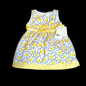 Sophie Fae Yellow and White Floral Dress